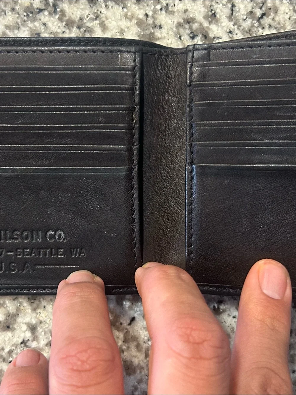 TwoFilson Leather and Rugged Twill Camo Wallets